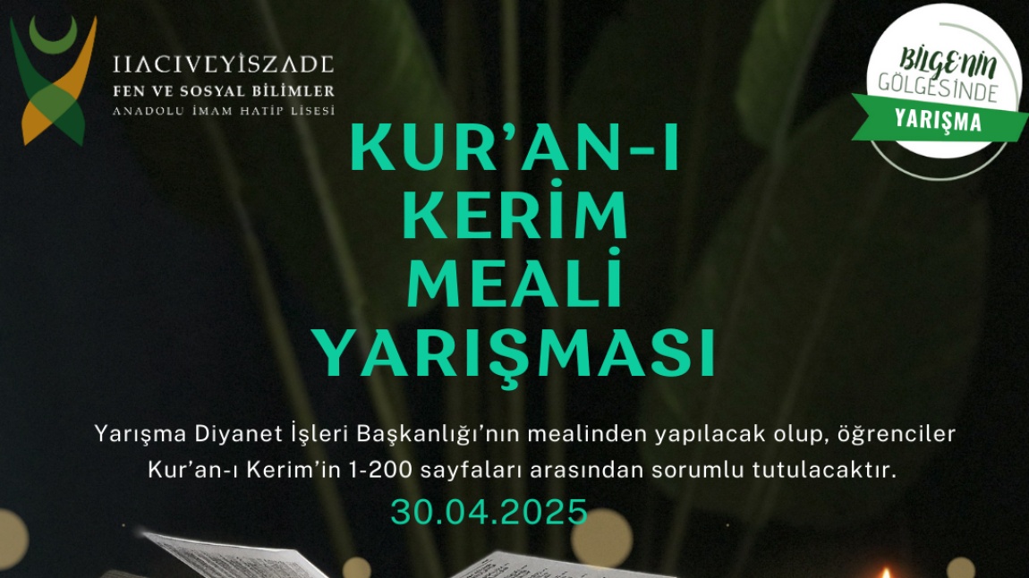 MEAL SINAVIMIZIN SONUÇLARI BELLİ OLDU.